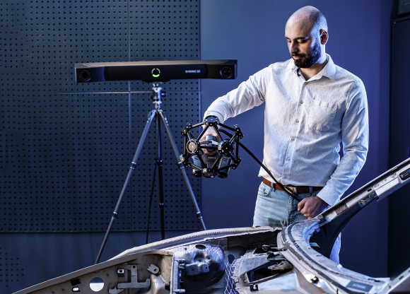Scan 3D resolution for Automotive helps control the wrong number and shortens the time of the development of parts